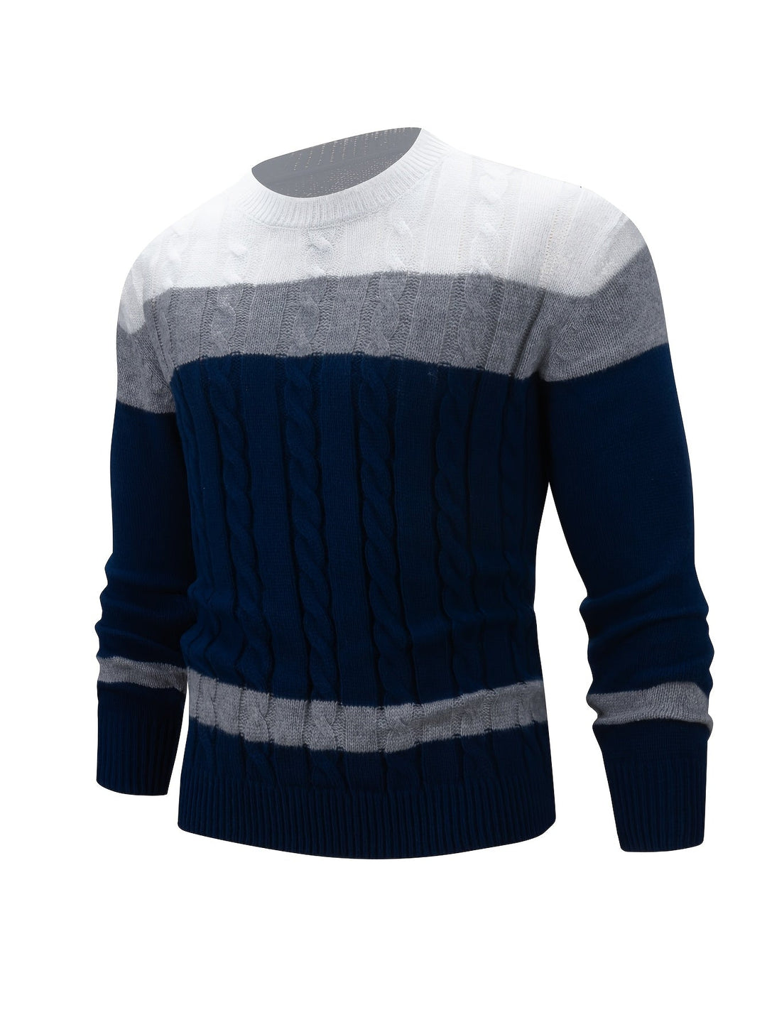 Nolan | Tekstureret Kabelstrik Sweater
