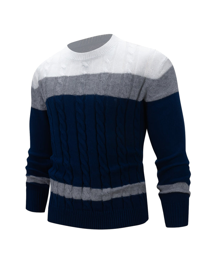 Nolan | Tekstureret Kabelstrik Sweater