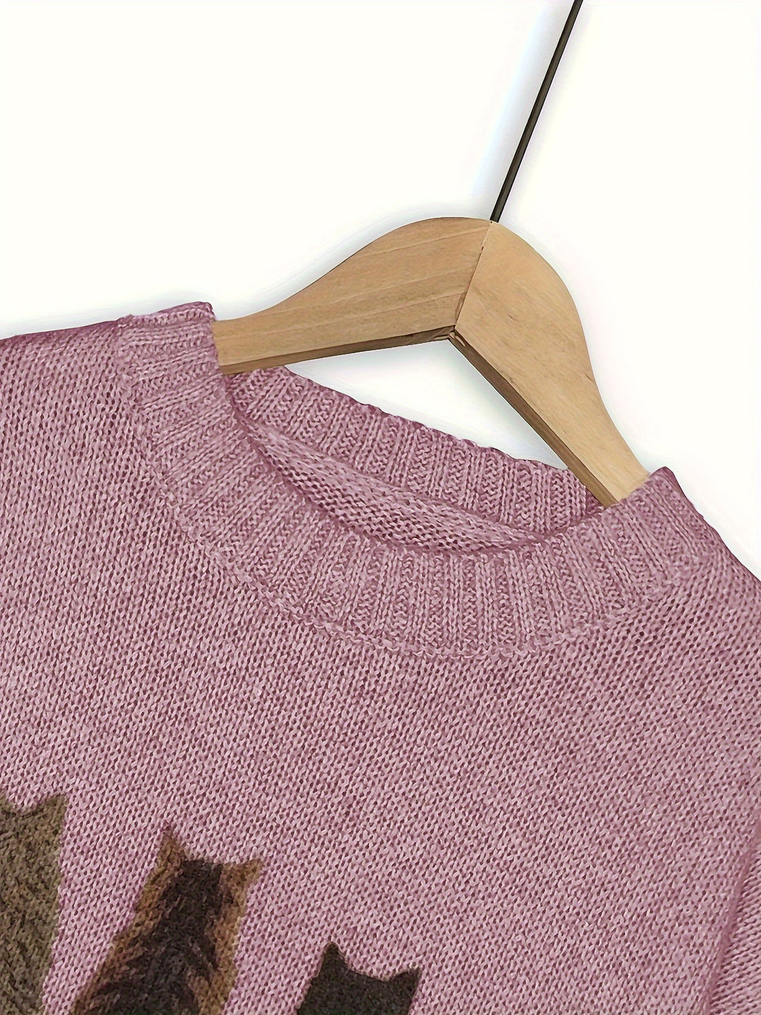 Tamara | Cozy Kat-Print Sweater
