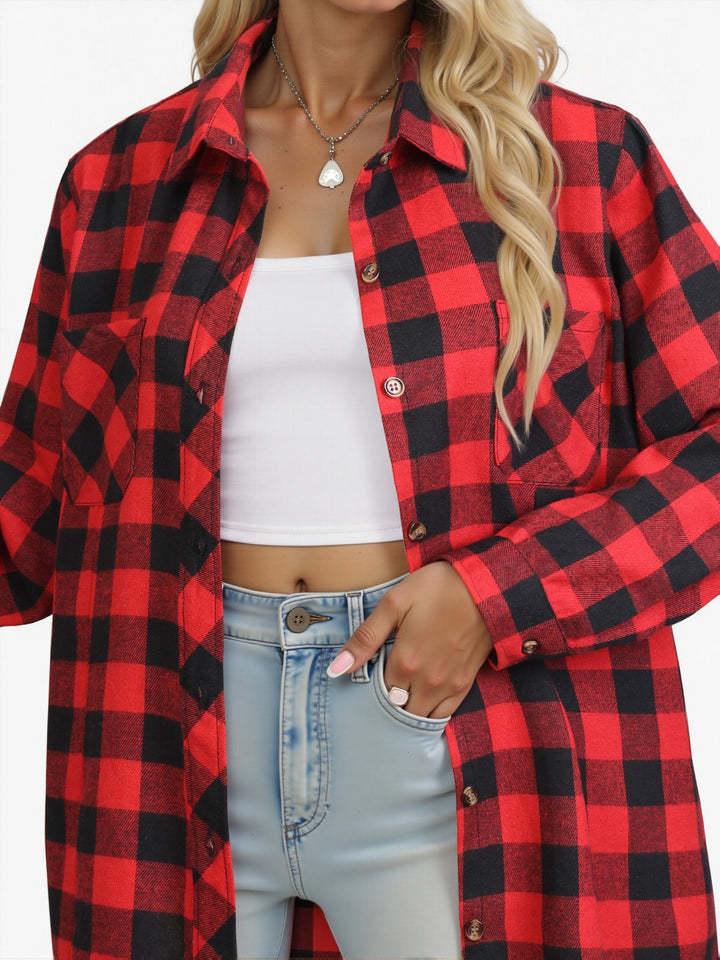 Everly | Afslappet Buffalo Check Skjorte