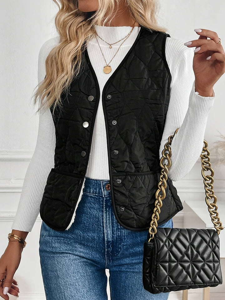 Kendra | Vendbar Quiltet Vest