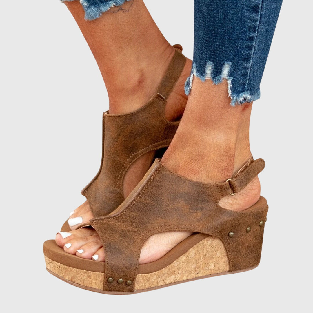 Willa | Casual Open Toe Ortodontiske Sandaler