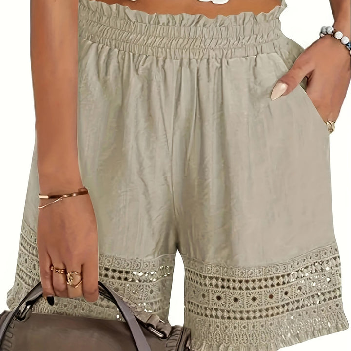 Rosmarin | Lace-Trim Papirpose Shorts