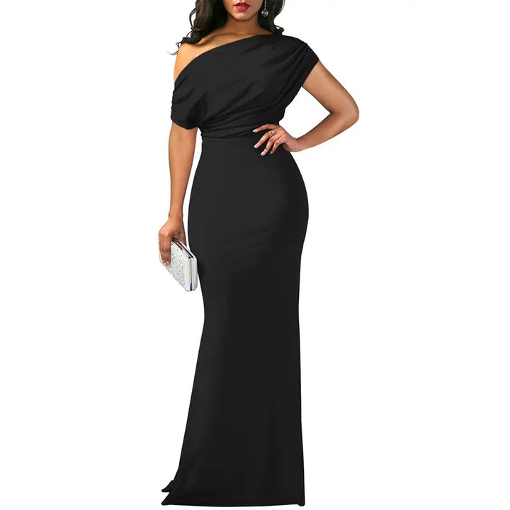 Rose | Elegant Off-Shoulder Aftenkjole