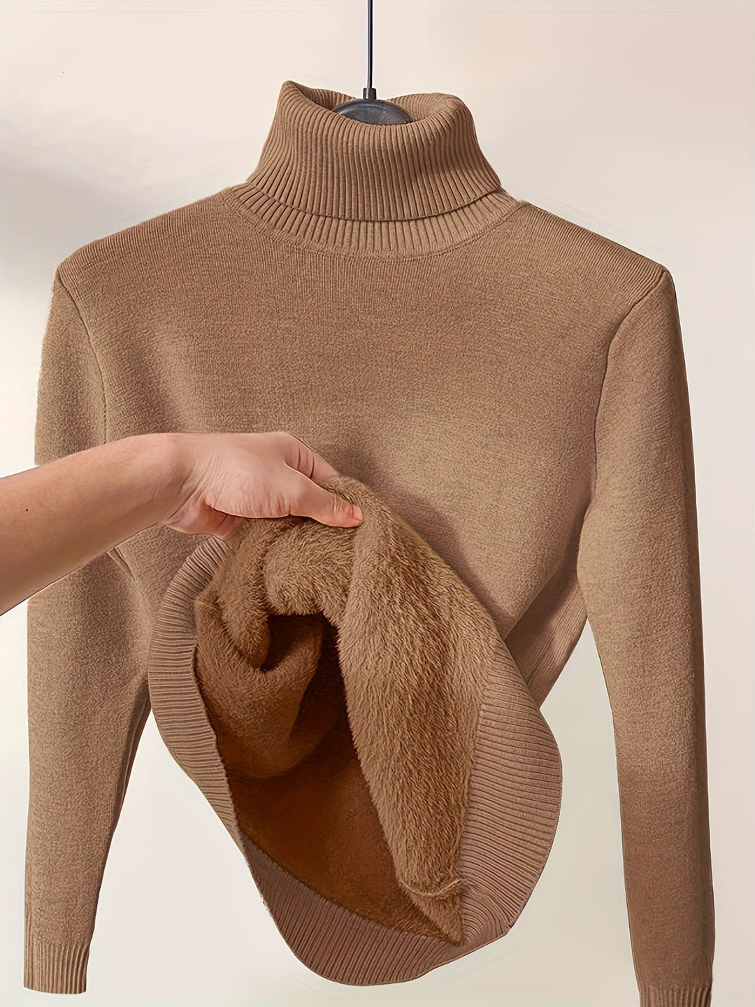 Selena | Cozy Lined High-Neck Sweater