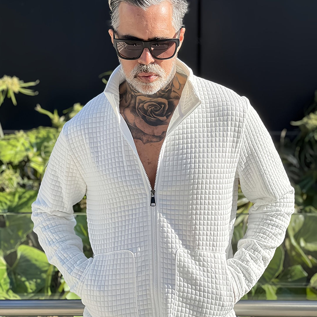Hugo | Tekstureret Zip-Up Jakke