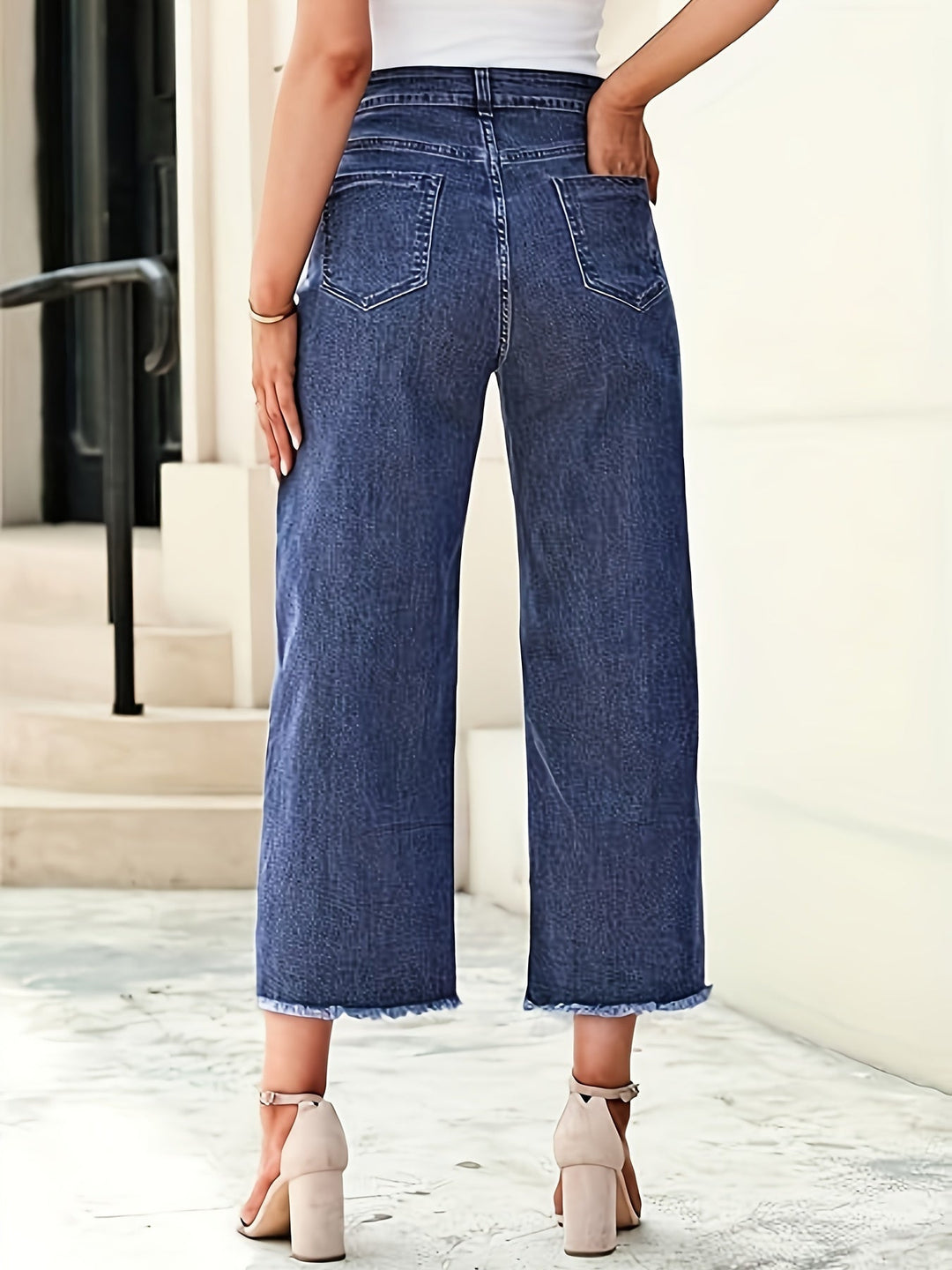 Denise | Skræddersyede Cropped Straight-Leg Jeans
