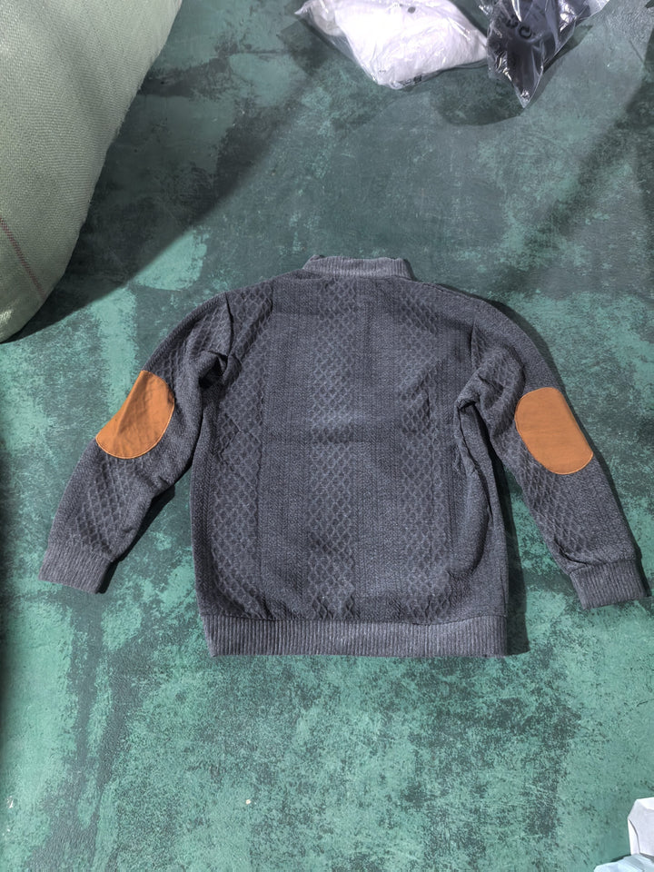 Ronan | Ståkrave Knap Henley Sweater