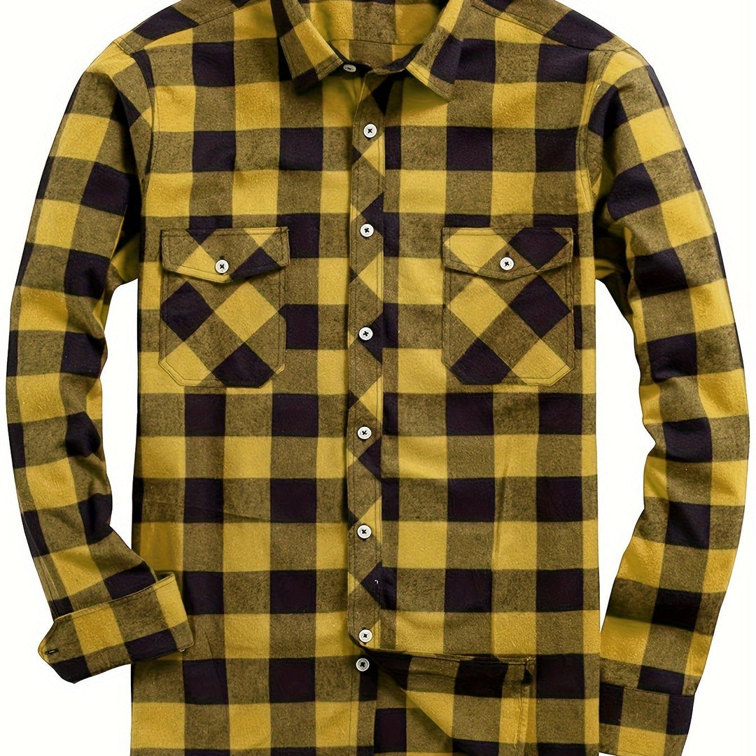 Miles | Klassisk Tjekket Flannel Skjorte