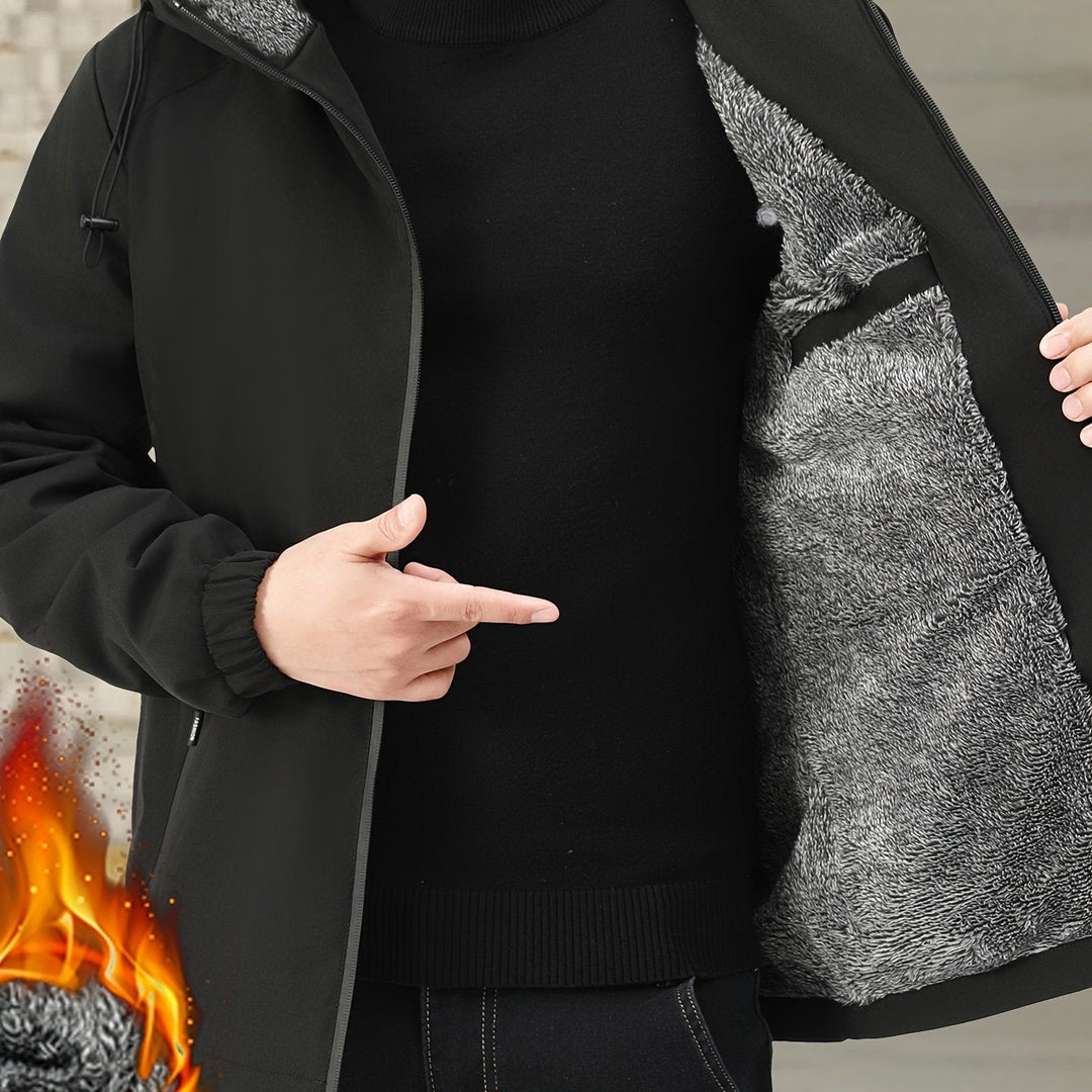 Victor | Cozy Fleece-Lined Hooded Jacket