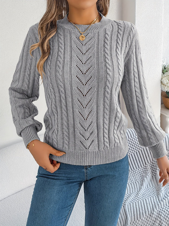 Blythe | Kabelstrikket Tekstur Sweater