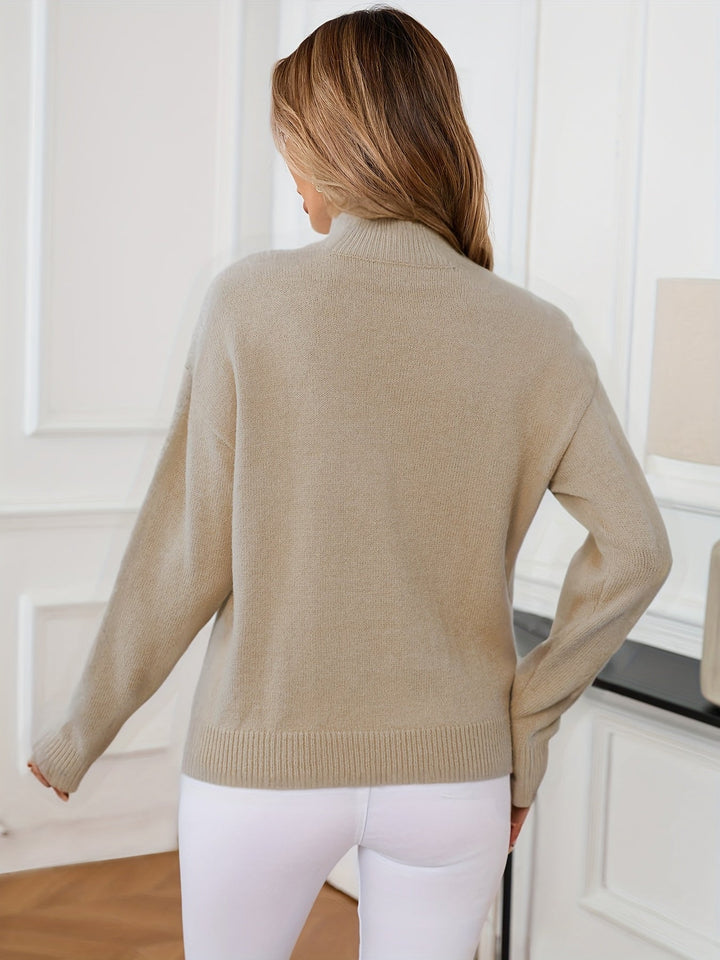 Lorelei | Raffineret Mock Neck Sweater