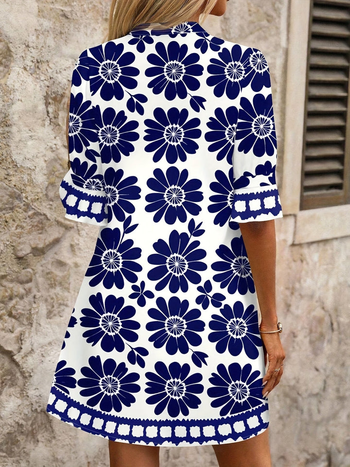 Georgia | Floral Bloom Mini Kjole
