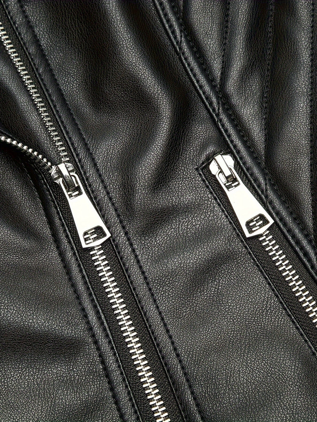 Mabel | Sculpted Zip-Front Moto Jakke