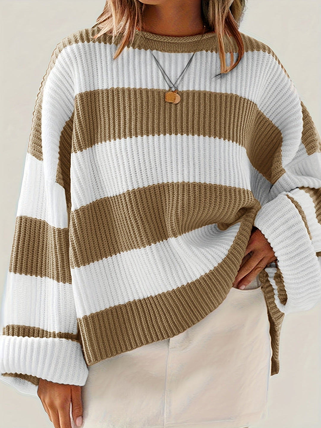 Ivy | Afslappet Farveblok Sweater