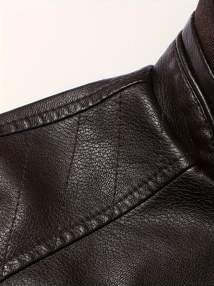 Tobias | Klassisk Stand-Collar Moto Jakke