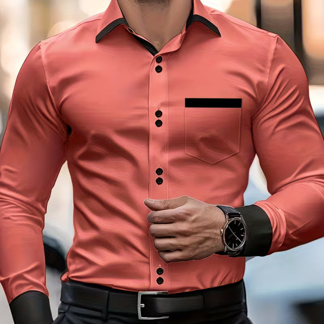 Maximo | Klassisk Button Collared Fit Skjorte