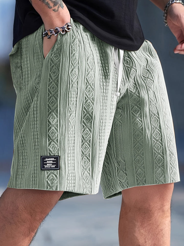 Nolan | Teksturerede Drawstring Shorts