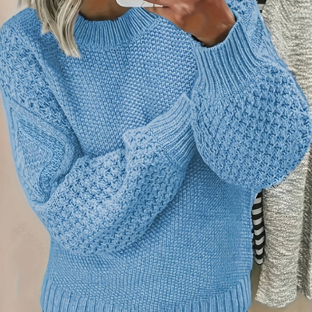 Bonnie | Hyggelig Lantern-Ærme Sweater