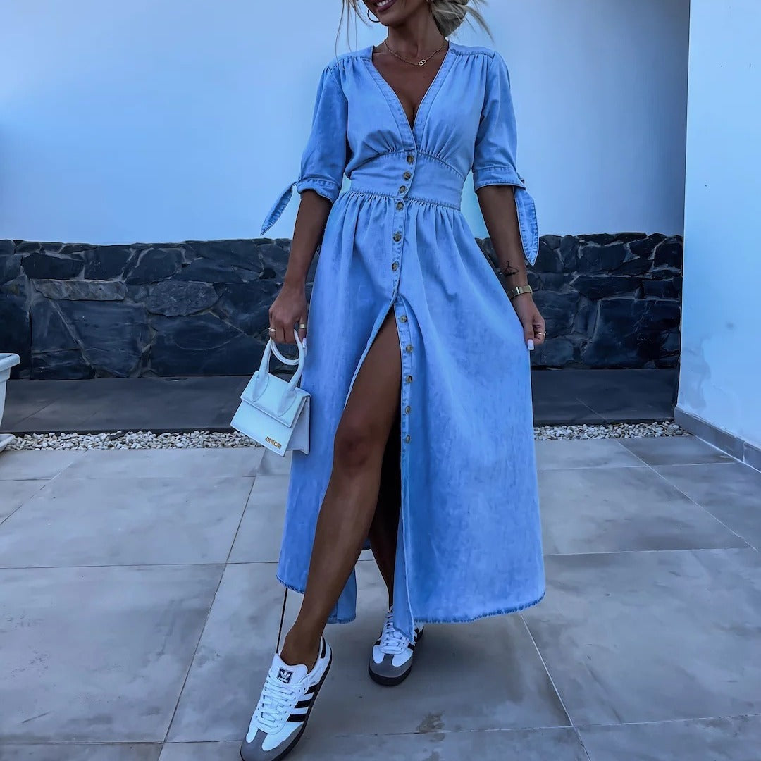 Dronning | Sexet Denim Kjole