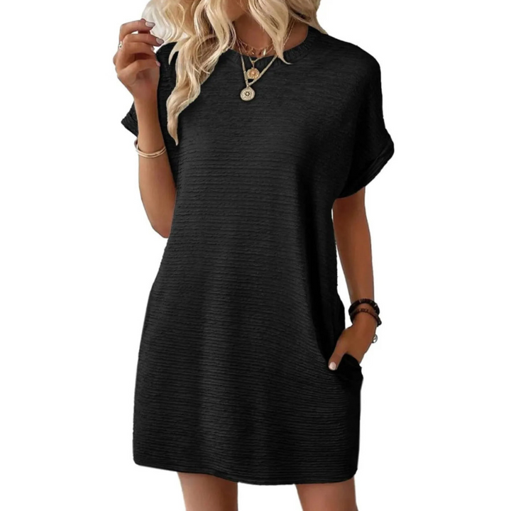 Ivanna | Casual Rund Hals Sommerkjole