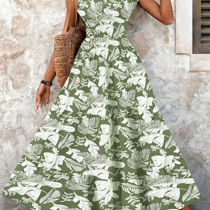 Lorena | Flydende Bohemisk Maxi Kjole