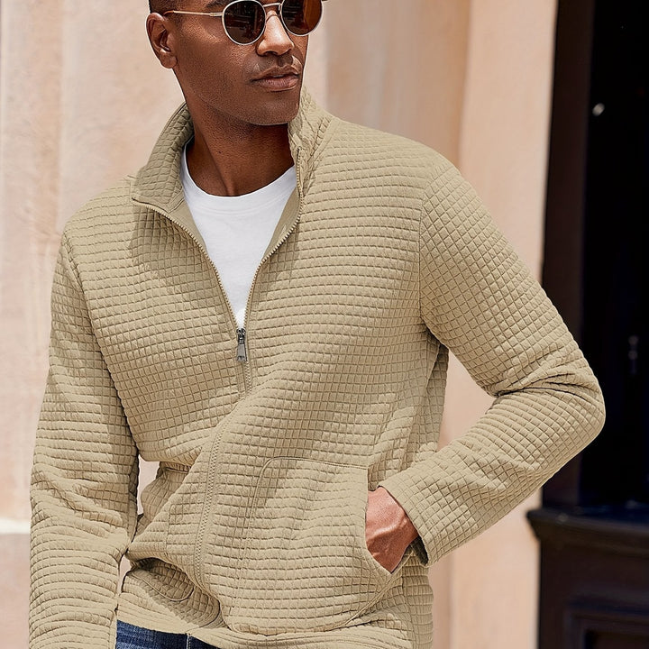 Hugo | Tekstureret Zip-Up Jakke