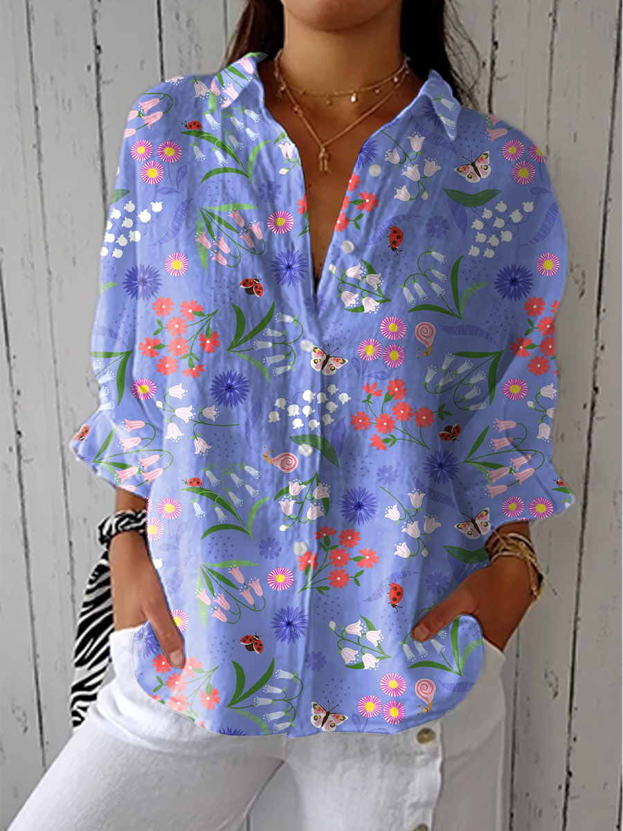 Gloria | Elegant Knap Eng Bluse