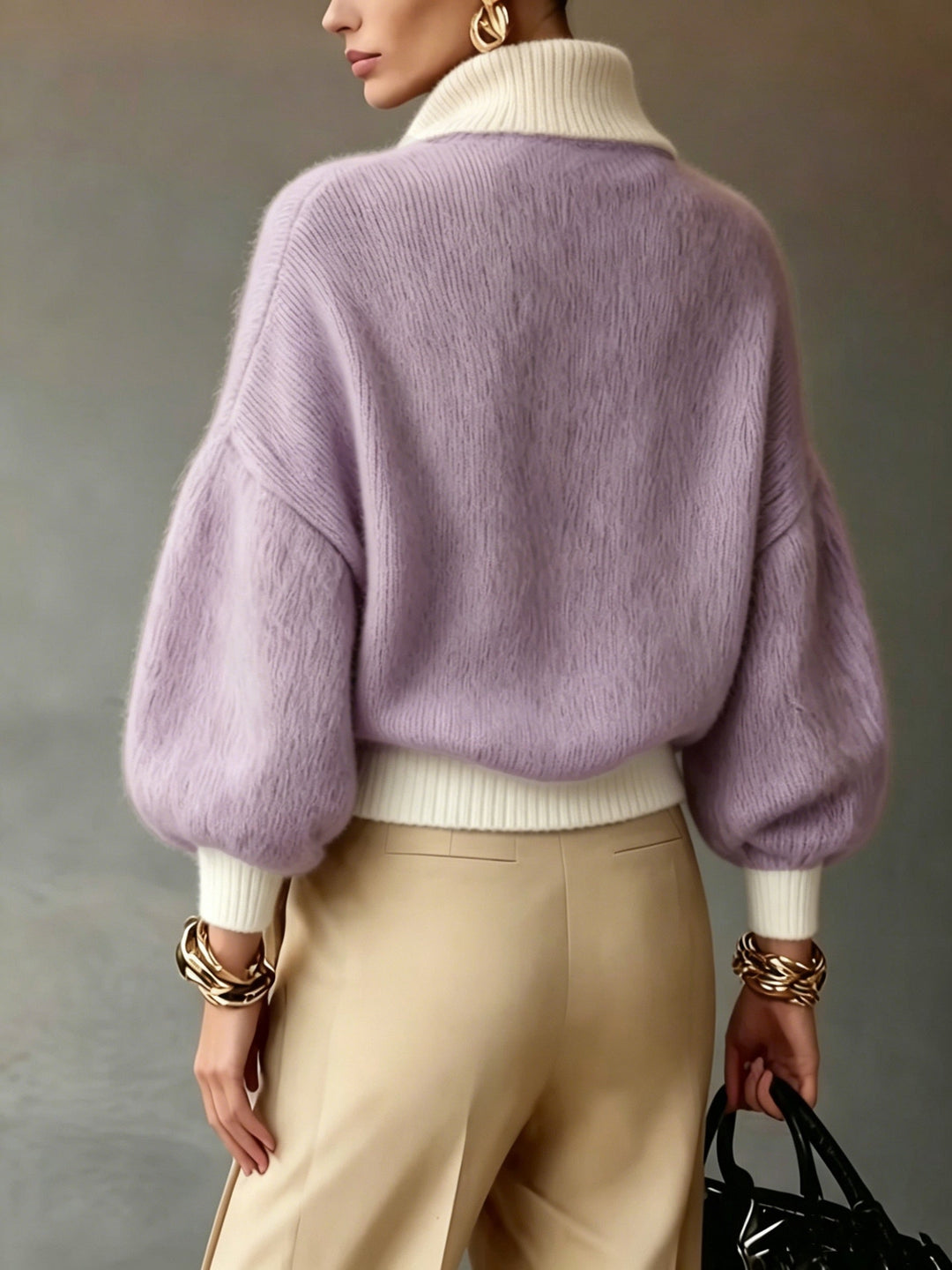 Cecily | Afslappet Halv-Zip Sweater