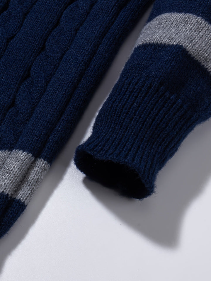 Nolan | Tekstureret Kabelstrik Sweater