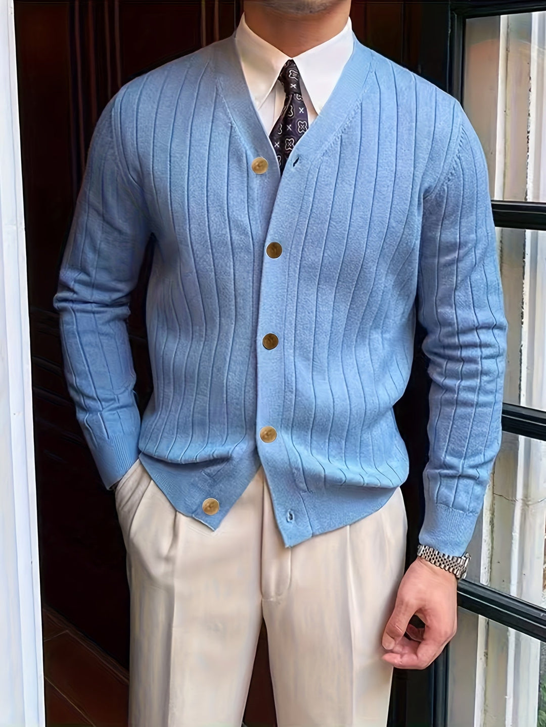 Arthur | Ribbede Knappede Cardigan