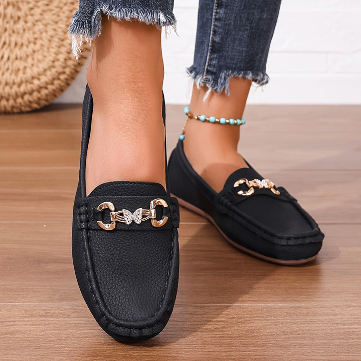 Nora | Elegant Spænde Loafers