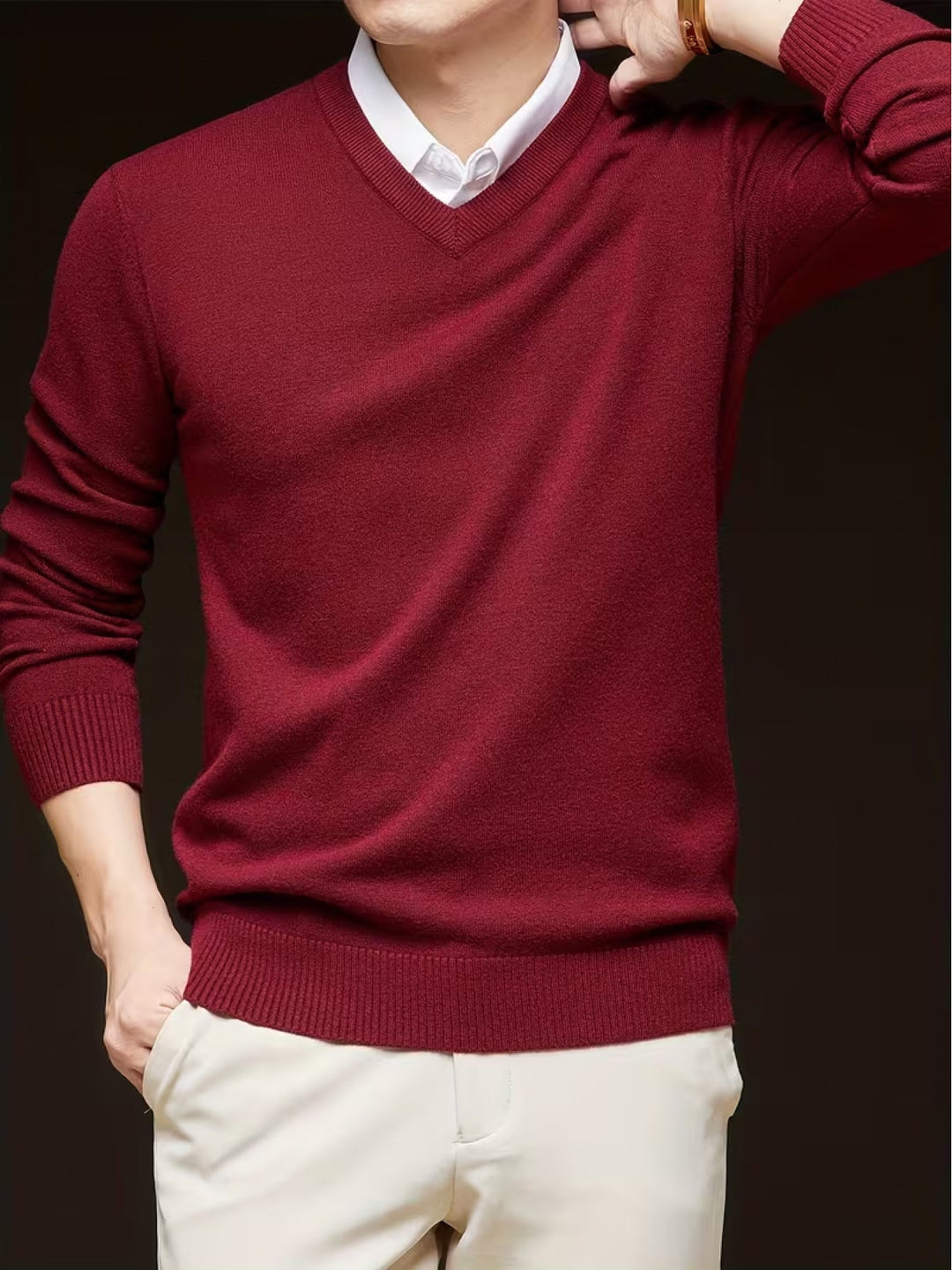 Ellis | Raffineret V-Hals Sweater