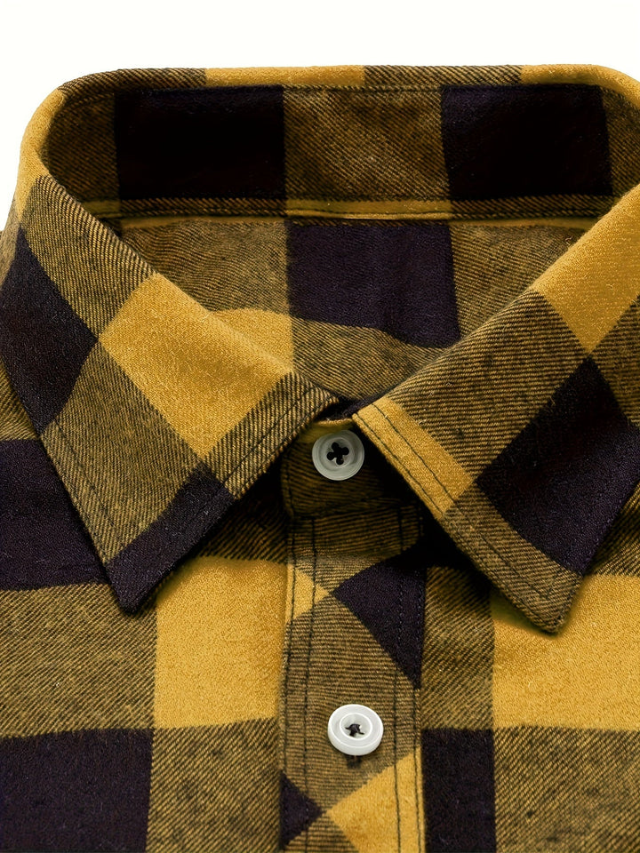 Miles | Klassisk Tjekket Flannel Skjorte