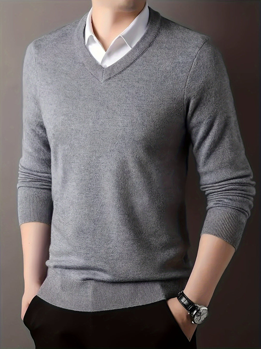 Ellis | Raffineret V-Hals Sweater