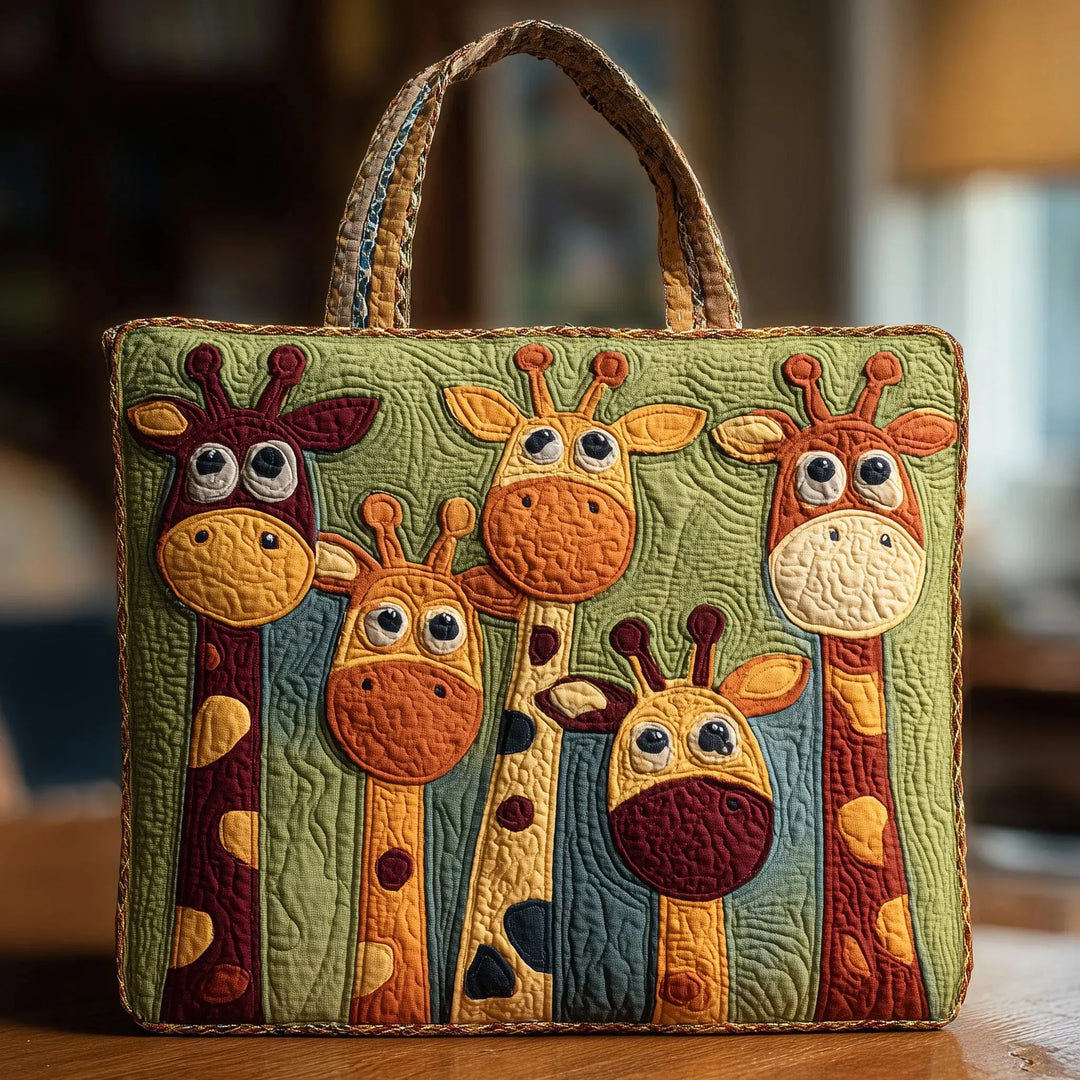Melissa | Stilfuld Giraffe Kunst Tote Bag