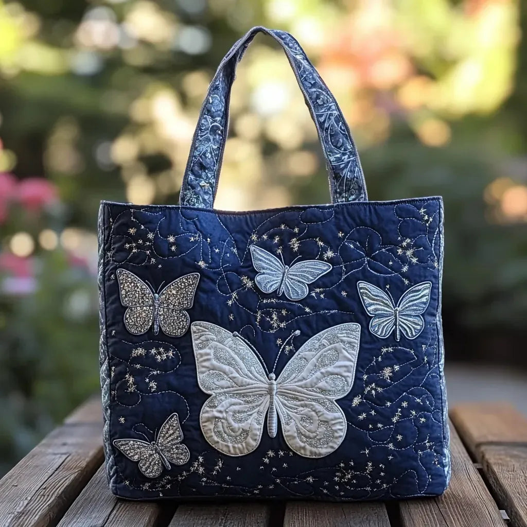 Kristen | Klassisk Butterfly Kunst Tote Bag