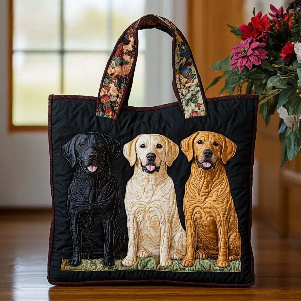 Kimberly | Bedårende Retro Hund Kunst Tote Taske
