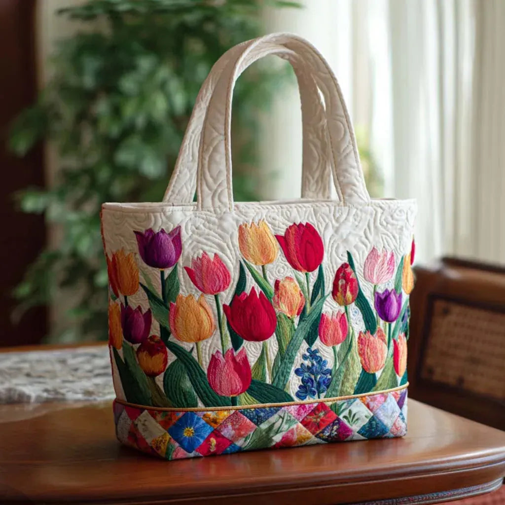 Jessica | Blomsteret Rosefarvet Tote Bag