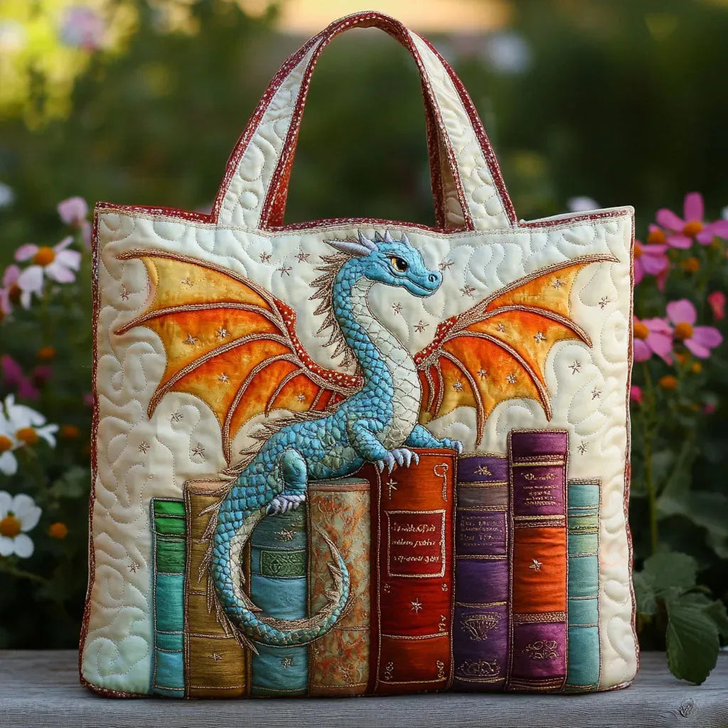 Evelyn | Sofistikeret Drage Kunst Tote Bag