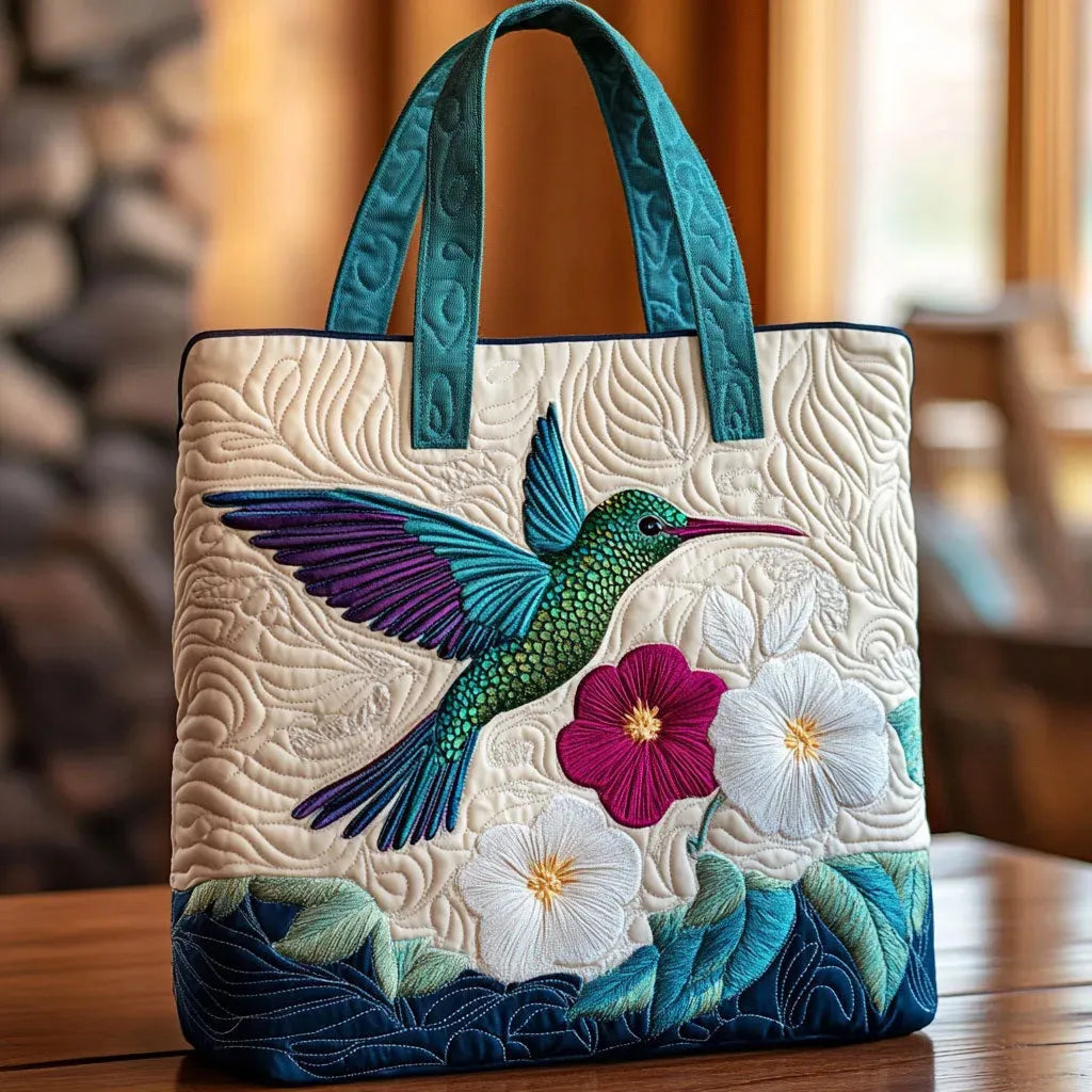 Monica | Stilfuld Fugle Blomster Kunst Tote Taske