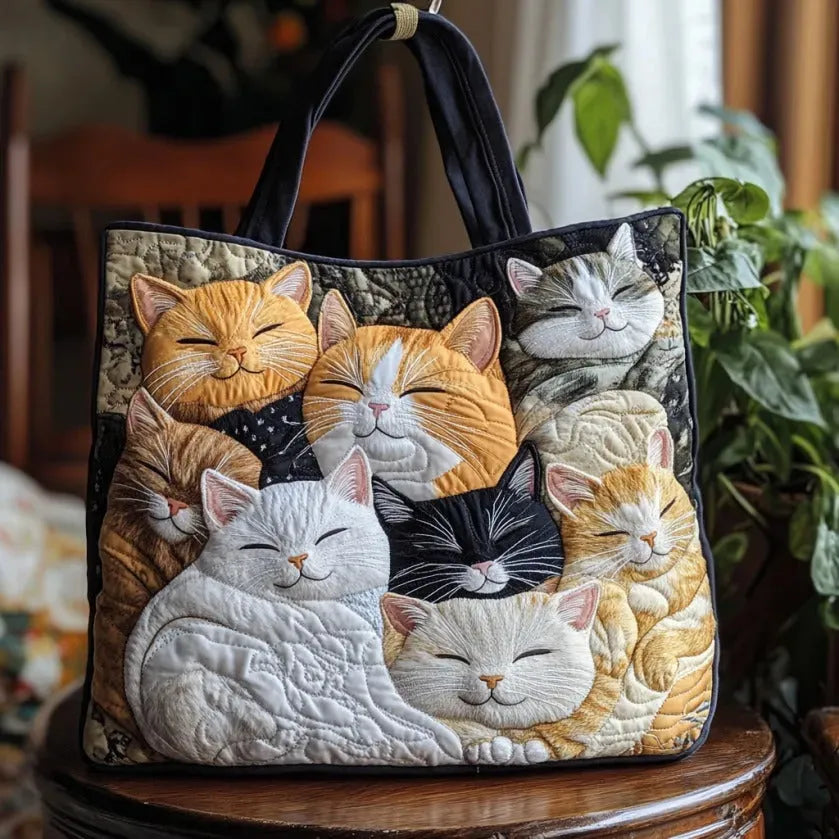 Cathy | Bedårende Kat Kunst Tote Bag