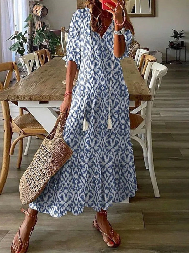 Avery | Boho V-Hals Sommerkjole