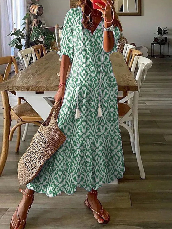 Avery | Boho V-Hals Sommerkjole