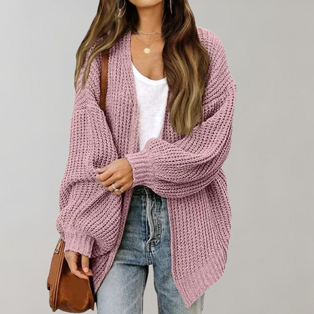 Isla | Afslappet Åben-Front Cardigan