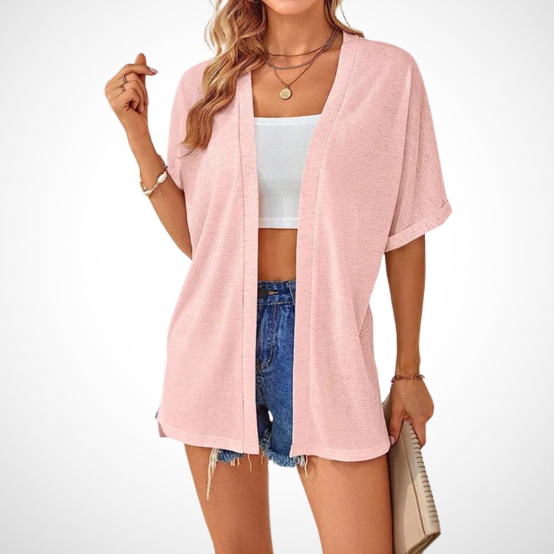 Lindsay | Afslappet Åben-Front Cardigan