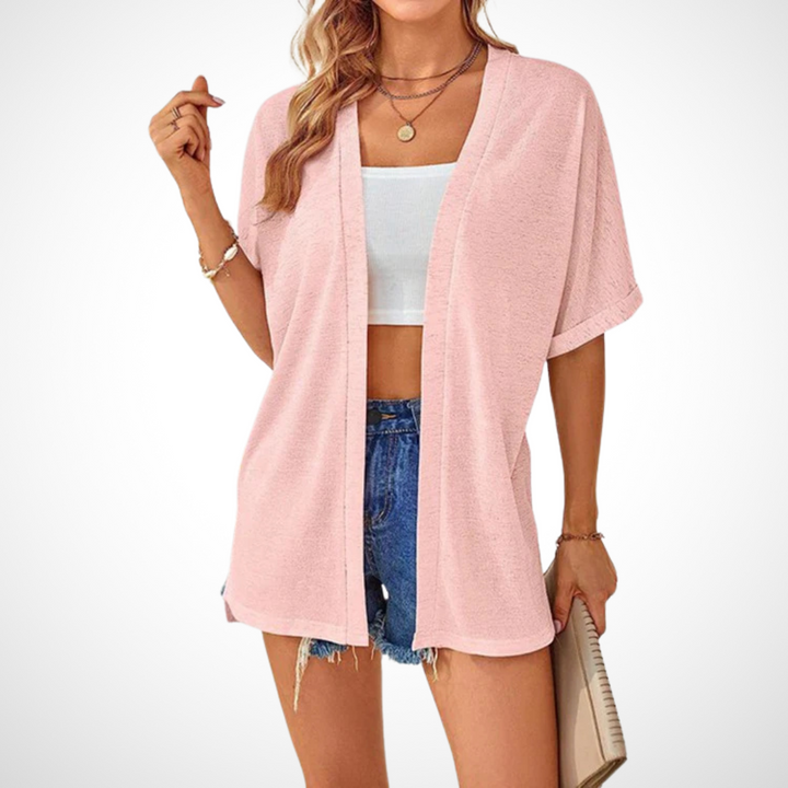 Lindsay | Afslappet Åben-Front Cardigan