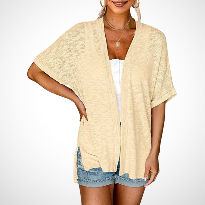 Lindsay | Afslappet Åben-Front Cardigan