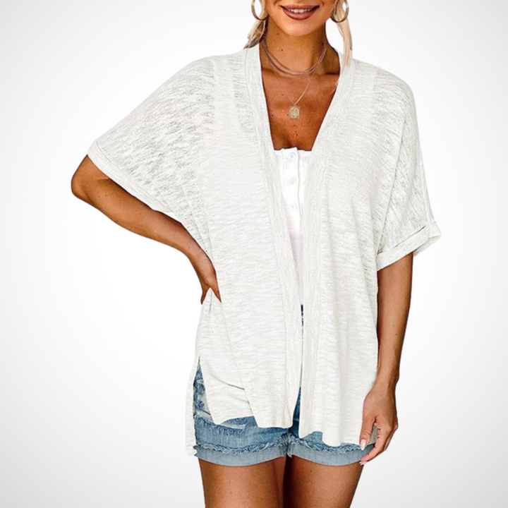 Lindsay | Afslappet Åben-Front Cardigan