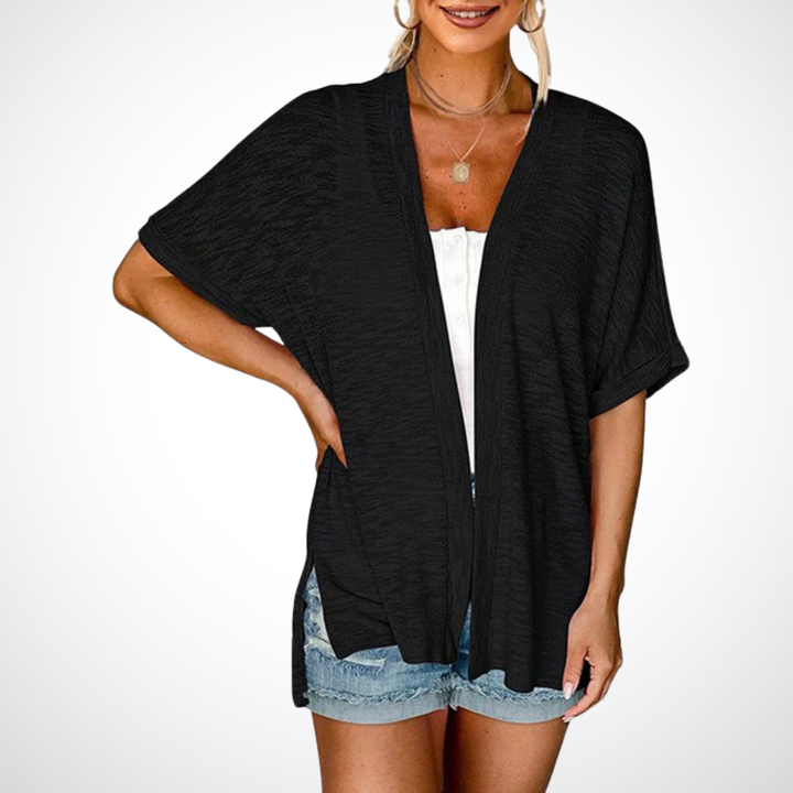 Lindsay | Afslappet Åben-Front Cardigan